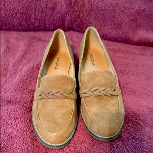 Tan Suede Loafers
